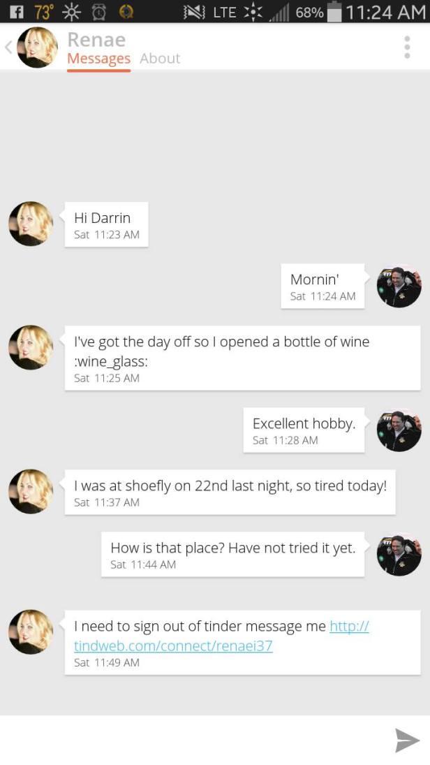 Dating bots getting clever and starting to incorporate a bit of geographic personalization? Bravo!